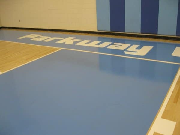 Parkway West Gymnasium Floor Refinishing