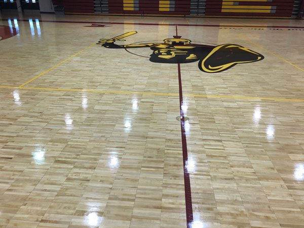 Hazelwood East Gymnasium Floor Refinishing